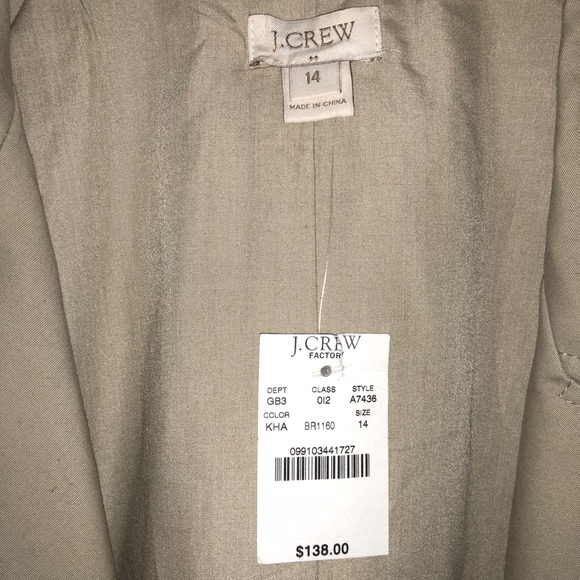 12 HOUR SALE JCREW Jacket - Picture 4 of 4